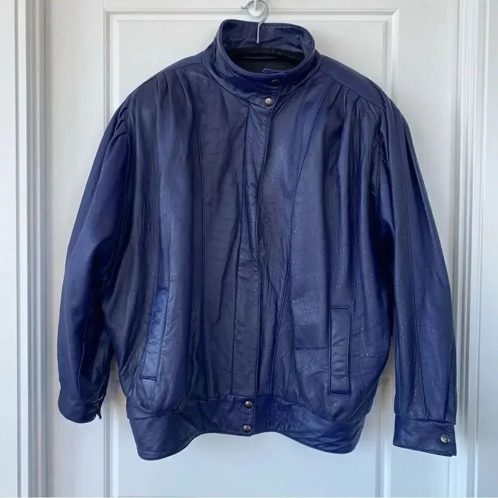 COSA NOVA | Vintage Leather Bomber Jacket